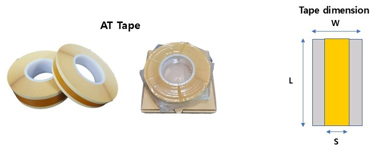 Ammonia leak detection tape and dimension